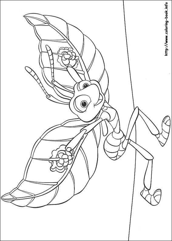 A Bug's life coloring picture